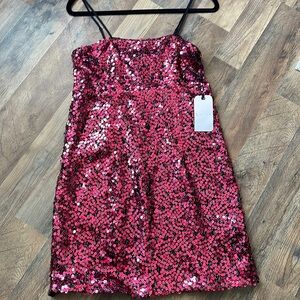 Leith NWT Pink Sequin Mini Dress💓